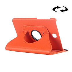 Wewoo Housse Étui Orange pour Samsung Galaxy Tab S2 8.0 Litchi Texture 360 degrés rotation en cuir avec support multi-fonctionnel