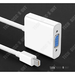 Avis Tech Discount TD® câble displayport vers VGA mini HDMI adaptateur ordinateurs portables compatible avec macbook-Pro-Air-Imac connexion rapide