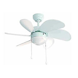 Ventilateur de Plafond avec Lumière Grupo FM VT-90B 50W 80 cm Blanc