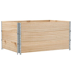 Acheter vidaXL Jardinière 120x80 cm bois massif de pin