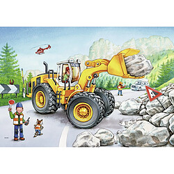 Ravensburger - 78028 - Puzzle Excavatrice Et Tracteur De Fôret 2x24 Pièces