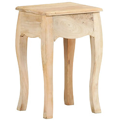 Avis vidaXL Table de chevet 28x28x46 cm Bois de manguier massif