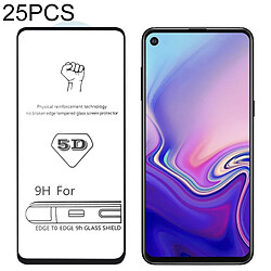 Wewoo Film de verre trempé de plein écran de 25 PCS 9H 5D avec colle pour Galaxy A8s