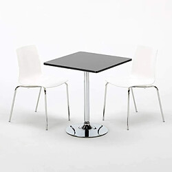 Avis Grand Soleil Table carré et ronde avec 2 Chaises colo