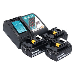 Acheter Makita Maktia DDF 486 RT3J perceuse/visseuse sans fil 18 V 130 Nm Brushless + 3x batterie 5,0 Ah + chargeur + Makpac