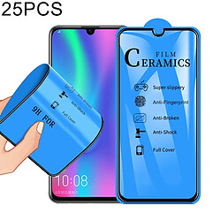 Wewoo Film de verre trempé de céramique à pleine couverture25 PCS 2.5Dpour Huawei Honor 10