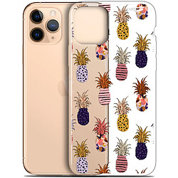 Caseink Coque arrière Apple iPhone 11 Pro Max (6.5 ) Gel HD [ Nouvelle Collection - Souple - Antichoc - Imprimé en France] Ananas Gold