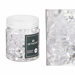 Avis Gift Decor Pierres Décoratives Diamant 150 g Transparent Plastique 6,5 x 8 x 6,5 cm (16 Unités)