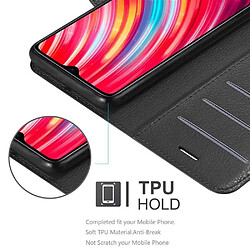 Cadorabo Coque Xiaomi RedMi NOTE 8 PRO Etui en Noir pas cher