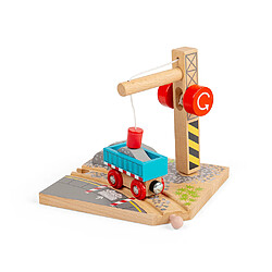 Bigjigs Rail Grue à gravier ferroviaire en bois