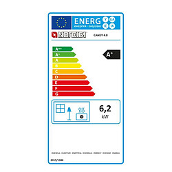 La Nordica Extraflame Poêle à bois 6.2kw noir - 7119301 - NORDICA EXTRAFLAME