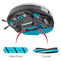 Concept VR3205 Aspirateur robot avec serpillière et station de charge - Robot serpillière - Entièrement automatique - Aménagement de pièce - Sols durs et Moquettes