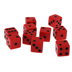 Acheter Paquet De 10 Pièces 18 Mm Dés à Six Faces D6 Pour Du0026D TRPG Party Game Toy Red