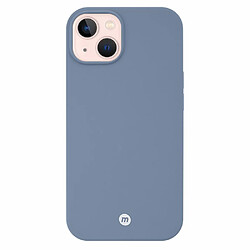 Momax Coque en silicone flexible bleu pour votre Apple iPhone 13 6.1 pouces