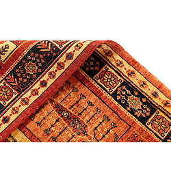 Avis Vidal Tapis de laine 210x169 rouge Kashkuli