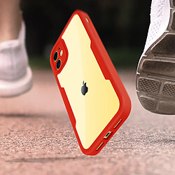 Acheter Avizar Coque 360° pour iPhone 11 Dos Rigide Protection Écran Souple Contour rouge