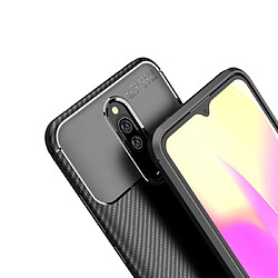 Avis Wewoo Coque Souple Pour Xiaomi Redmi 8 TPU Antichoc Texture Fibre de Carbone Bleu