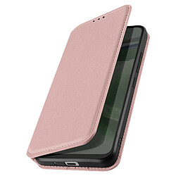 Avizar Étui pour iPhone 11 Pro Max Porte-carte Support Clapet Magnétique Rose gold