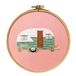 Kit de Broderie Debutant Motif Paysage Strass