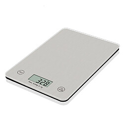 Universal 11 lb/5 kg Balance de cuisine domestique Balance électronique des aliments Tableaux de cuisson Outils de mesure Processus de traçage en verre trempé