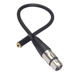 Acheter rca / xlr femelle vers xlr male xlr adaptateur câble audio casque ligne 30cm b