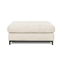 MAISON AUBERTIN Pouf Fiesole Tissu Beige