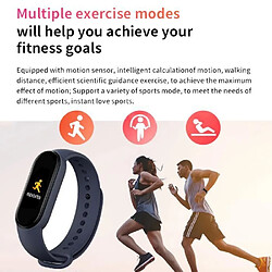 NC M6 Montre Connectée - Bracelet Intelligent - Mi Smart Band 6 – Noir