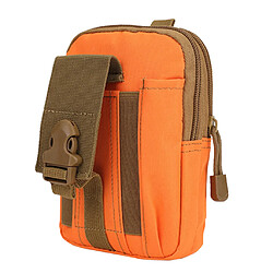 Sac De Taille Tactique Imperméable Ceinture Pochette Molle Orange