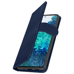 Avizar Housse Samsung Galaxy S20 FE Folio Vintage Porte-carte Fonction Support Bleu