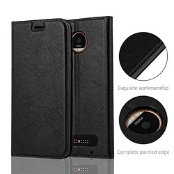 Cadorabo Coque Motorola MOTO Z2 Etui en Noir