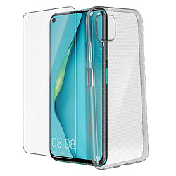 Coque Huawei P40 Lite Rigide et Film Écran Verre Trempé 9H 4Smarts Transparent