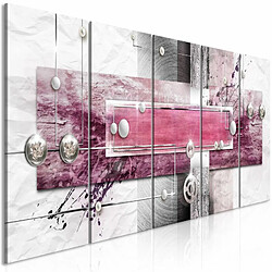 Paris Prix Tableau 5 Panneaux Mysterious Mechanism Narrow Pink 80 x 200 cm