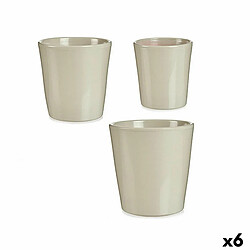 Ibergarden Set de pots Gris Argile (6 Unités)