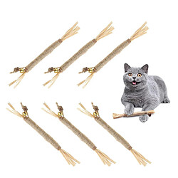 Jouet à mâcher pour chat Nettoyage des dents Jouet de dentition pour chat Matatabi Chew Sticks