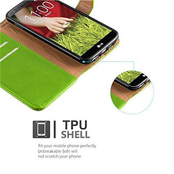 Cadorabo Coque LG G2 Etui en Vert pas cher