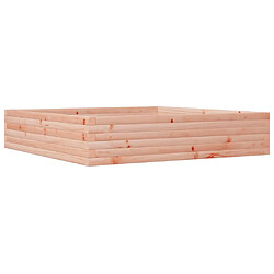 vidaXL Jardinière 110x110x23 cm bois massif douglas