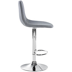 Acheter Non Tabouret de bar Divo tissu chromé