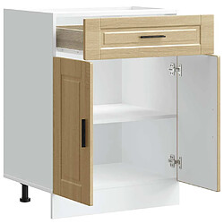 Acheter vidaXL Armoire de cuisine Porto chêne sonoma bois d'ingénierie