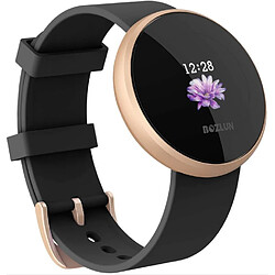 Chrono Montre Intelligente Femme,Moniteur de fréquence Cardiaque avec écran Couleur, IP68 étanche Réveil Automatique écran Montre Intelligente téléphone Mobile pour Hommes et Femme (Noir)