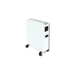 Carrera Radiateur Électrique LCD Céramique Blanc 2500W MOBILE