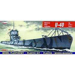 Deutsches U-Boot U 40 Typ IX A Turm I- 1:400e - Mirage Hobby