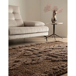 Avis Hadorn Tapis shaggy 185x125 marron foncé Thun Scutum