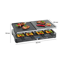 Raclette gril 8 personnes Bomann RG 2279 CB Noir