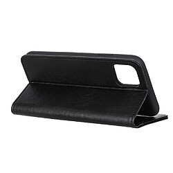 Acheter Wewoo Coque Etui en cuir à rabat pour iPhone 11 support et fentes cartes et porte-monnaie Noir