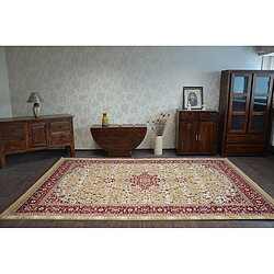 RUGSX Tapis En laine VERA W1087 poils de chameau terre LAINE 160x235 cm