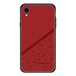 Coque en TPU + PU antichoc rouge pour votre Apple iPhone XR 6.1 pouces