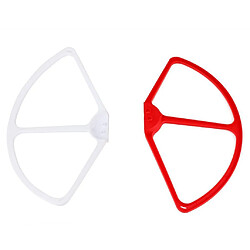 4 Pièces RC Drone Hélice Lame Gardes Cadre Pour Cheerson CX20 Rouge Blanc