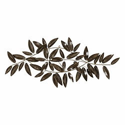 BigBuy Home Décoration murale Marron Doré Fer Volets 120,7 x 7 x 52,1 cm