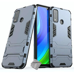 Htdmobiles Coque rigide anti choc pour Huawei P Smart (2020) + film ecran - BLEU FONCE