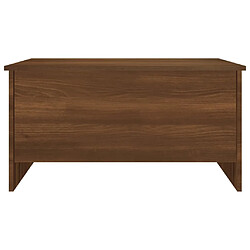 Acheter Maison Chic Tabls basse,Table Console pour salon Chêne marron 80x55,5x41,5 cm Bois d'ingénierie -MN43837